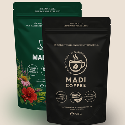 Kombi-Set: MADI-COFFEE (270g) & Madi TEE  (150g)